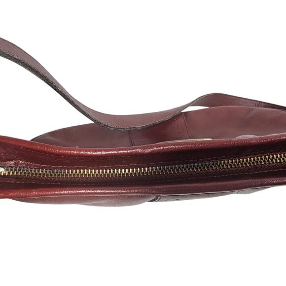 Etienne Aigner Vintage Cordovan Leather Over-the-Shoulder Handbag - Picture 6 of 14